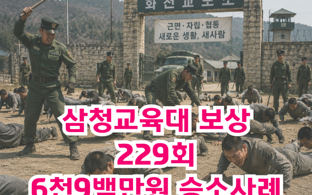 삼청교육대 보상신청 229차 6천9백만원 승소사례 [ 법원판례 소송사례 …