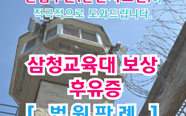 삼청교육대 보상 후유증 [ 법원판례 소송사례 및 칼럼 ]
