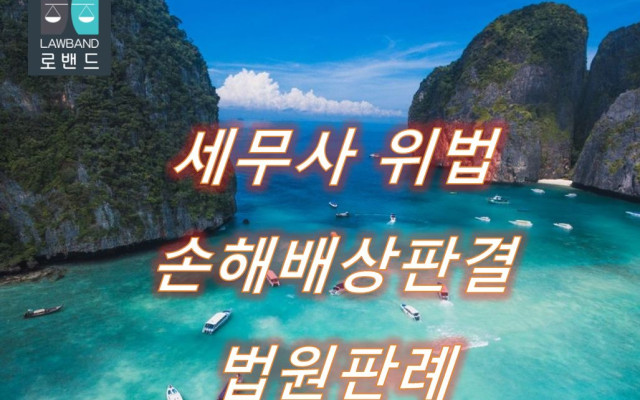 손해배상책임을 인정한 원심판결에 세무사의 선관주의의무에 관한 법리오해 등…