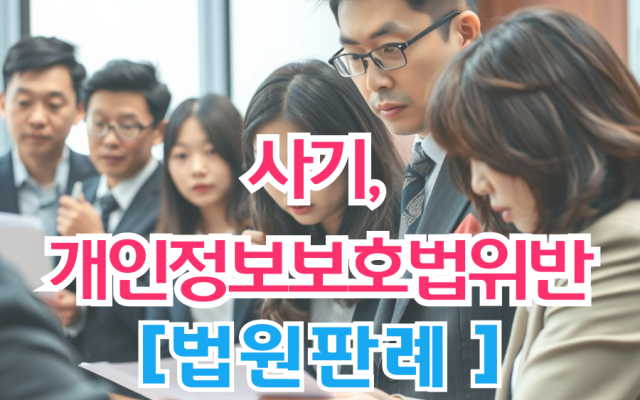 보험설계사 사기, 개인정보보호법위반 형사전문변호사 [ 법원판례 소송사례 …
