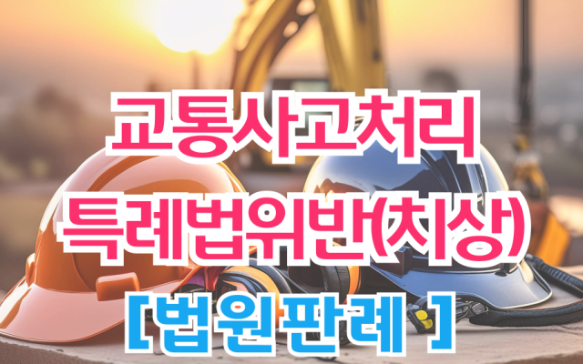 교통사고처리특례법위반(치상)· 도로교통법위반(음주운전) [ 법원판례 해석…