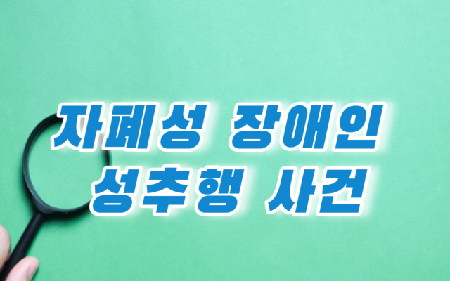 자폐성 장애인 성추행 사건