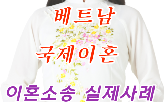 베트남 국제이혼 소송 사례