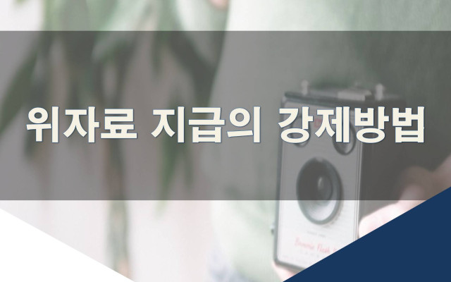 위자료 지급의 강제방법  - 위자료 소송