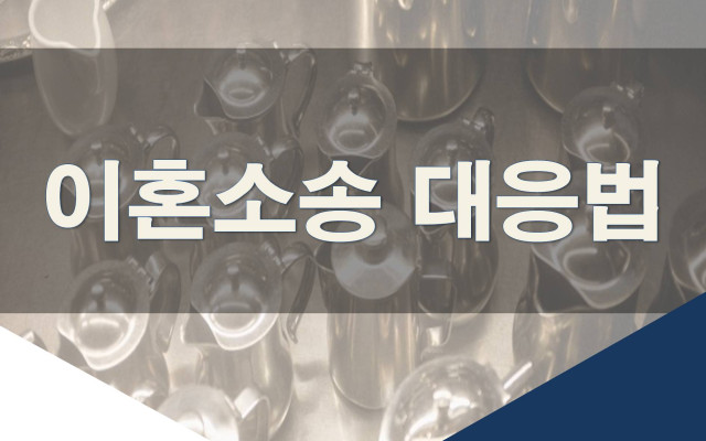 이혼소송을 당했어요. 어떻게 대응해야 하나요?