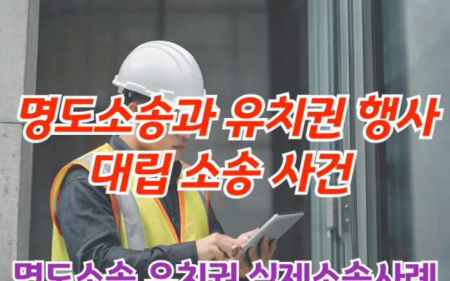 명도소송과 유치권 행사 대립 소송 사건