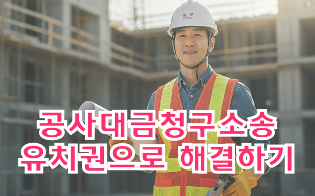 공사대금청구소송, 유치권 행사로 받는 방법