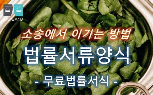 석명처분신청서 양식