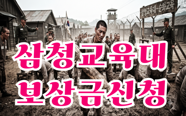 삼청교육대 보상 쉽고 빠르게 받는 방법