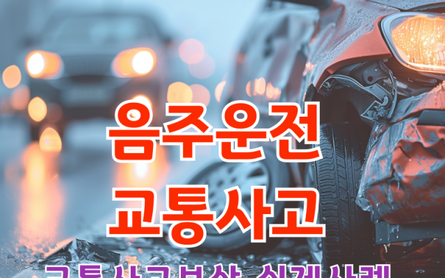 음주운전 교통사고 교통사고변호사 소송 사건