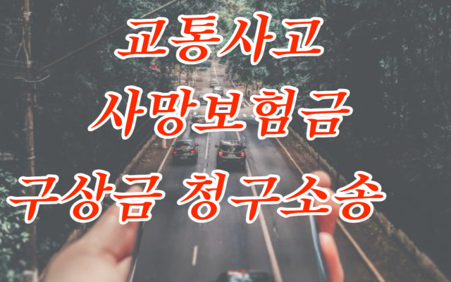 교통사고 사망보험금 구상금 청구 소송 사례
