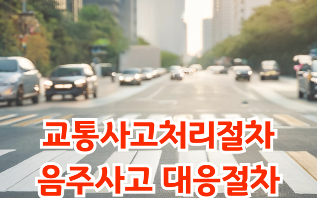 교통사고처리절차, 음주사고 대응절차