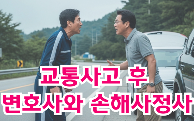 교통사고 후 변호사와 손해사정사의 업무 영역