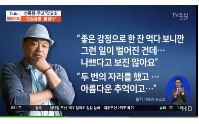 '김흥국 진실 공방' 법정으로...성폭행-무고 '맞고소'