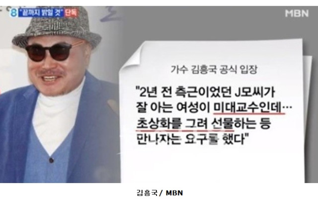 김흥국 성폭행 의혹에 &#034;무고혐의로 법적 대응 하겠다&…